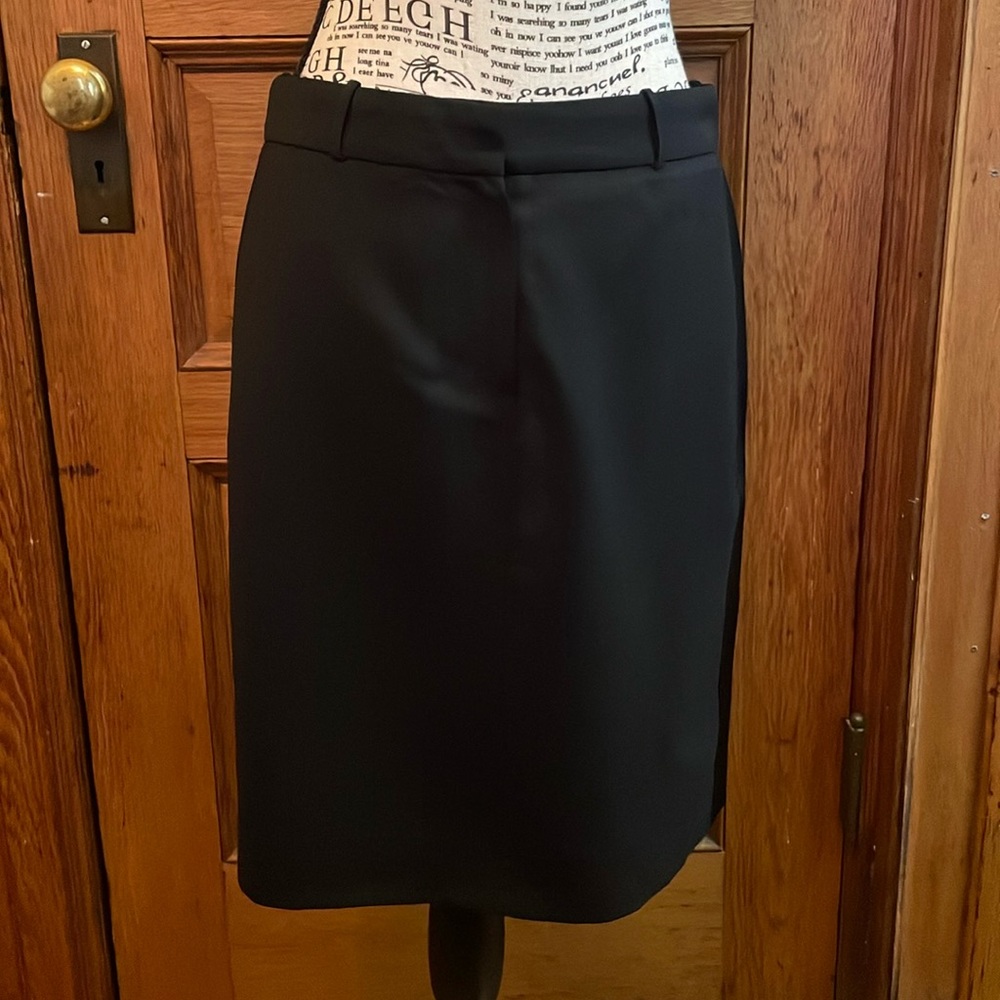 Cacharel Wool Blend Black Skirt